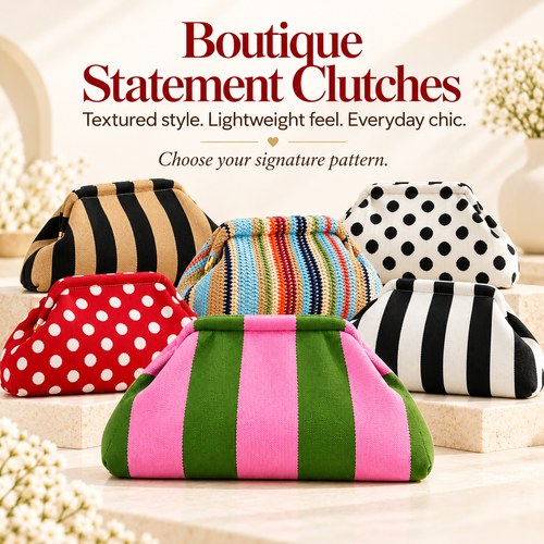 Perfect handmade clutch for brunch, dates & getaways,One handmade clutch = endless chic daily looks