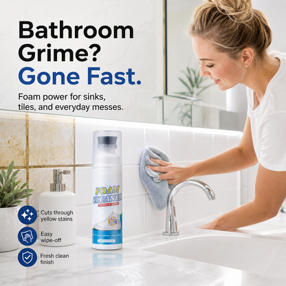 🔥Limited Time Promotion 50% OFF🔥Rinse-Free Foam Cleaner with Built-In Brush