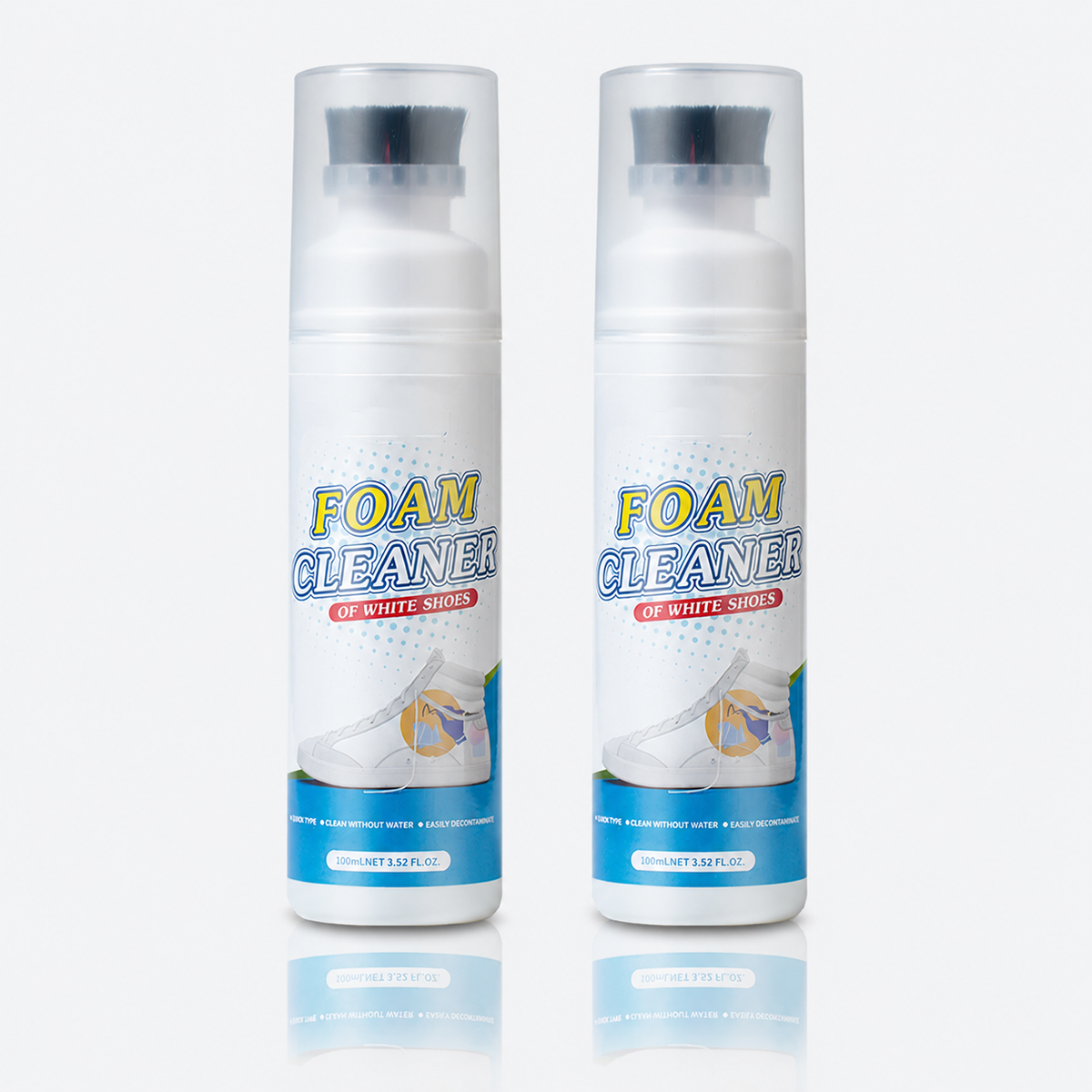 🔥Limited Time Promotion 50% OFF🔥Rinse-Free Foam Cleaner with Built-In Brush