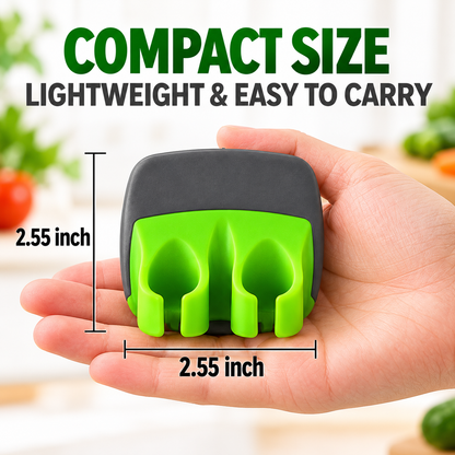 Hand Vegetable Peeler Palm Peeler Rubber Finger Grips Comfortable to Peel Pumpkin, Carrot, Cucumber, Potato and More