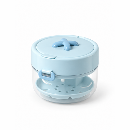 ✨ Travel Care Deal – Retainer Cleaning Case 🦷 Soak, Store & Rinse Container with Mirror & Brush for On-the-Go Use 💼