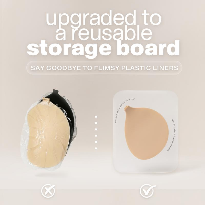 🔥🔥Sticky Bra – VIRAL No.1  🔥🔥 Push-up Sticky Bra, Waterproof & Sweat-proof Invisible Bra, Reusable Silicone Adhesive Bra for Women, Includes Storage Board & Replaceable Pads