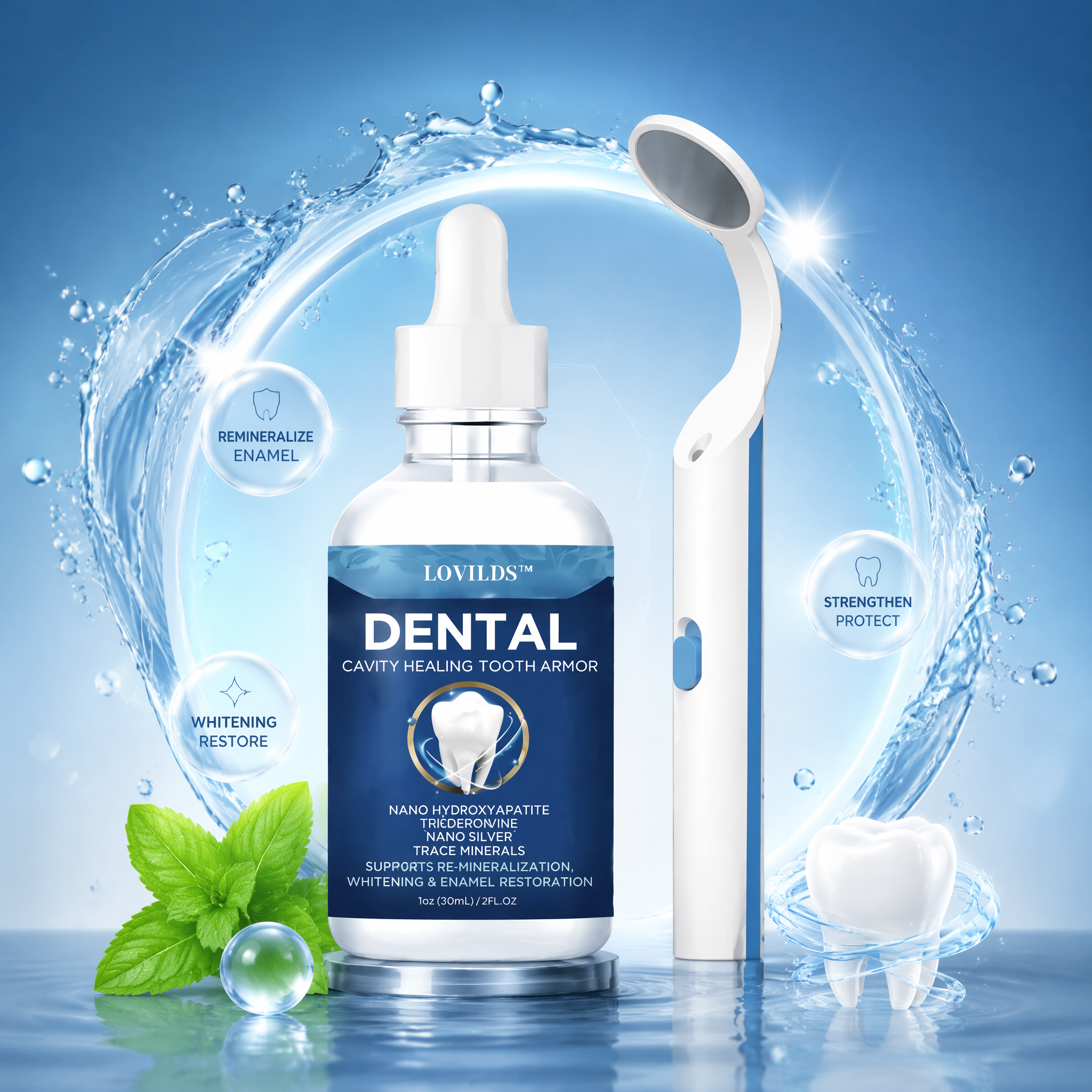 Buy 1（Free tooth brush）