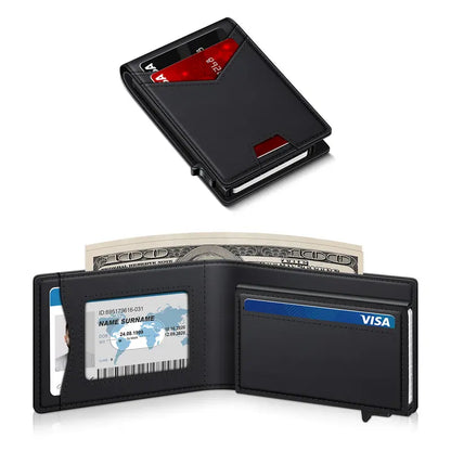 RFID Blocking Carbon Fiber Wallet ✅ Slim design | Holds cards + cash 💵EDC upgrade every guy wants 🔧