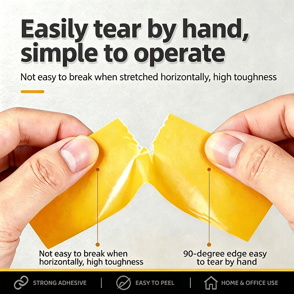 Buy 3 Get 2 Free Double-Sided Heavy Duty Tape — Strong, Waterproof & Clean Removal