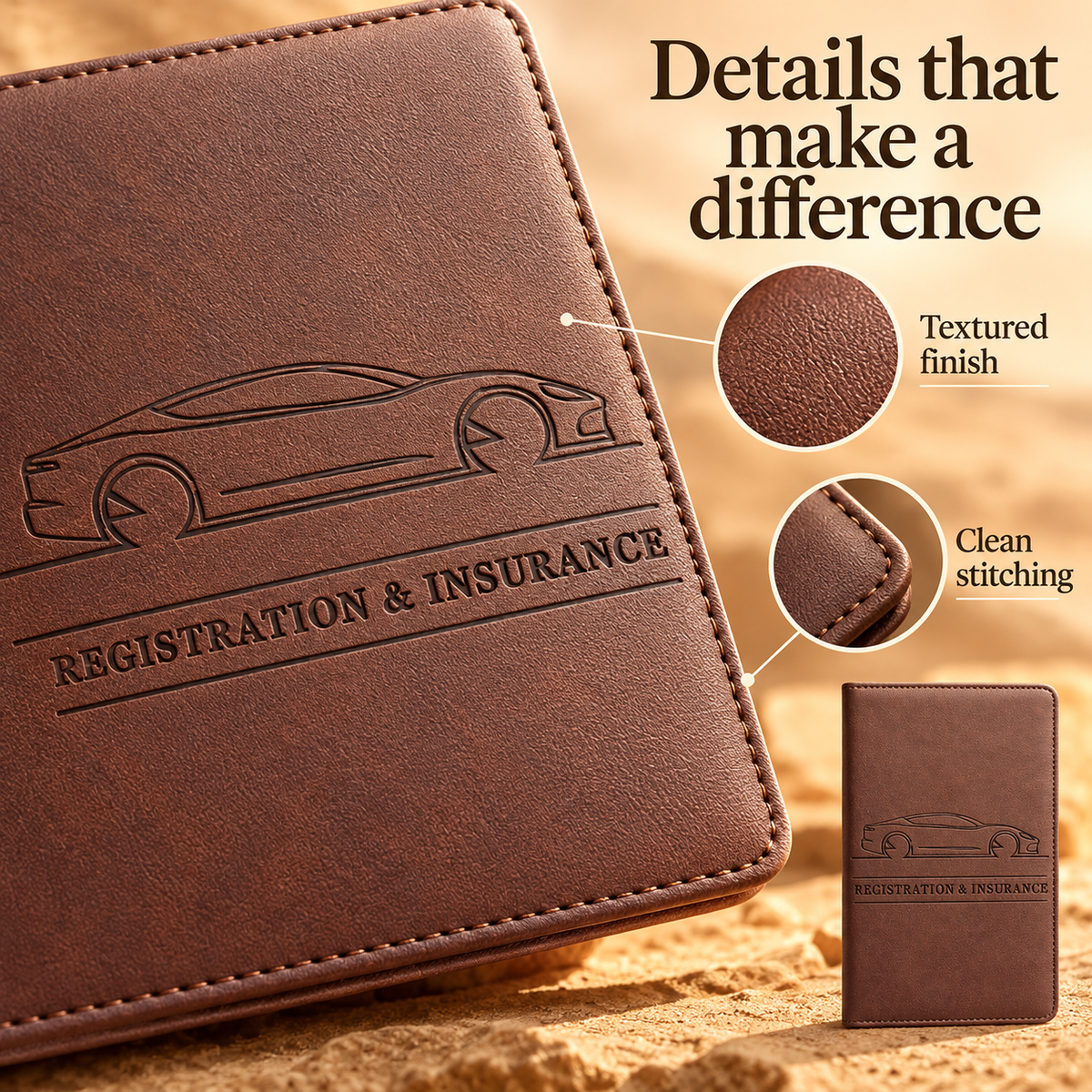 Buy 4 Get 2 Free 🔥 (BEST VALUE - 9.99 $ each)🔥Car Registration & Insurance Card Holder,2026🔥 HOT SALE Premium Car Paperwork Card Holder