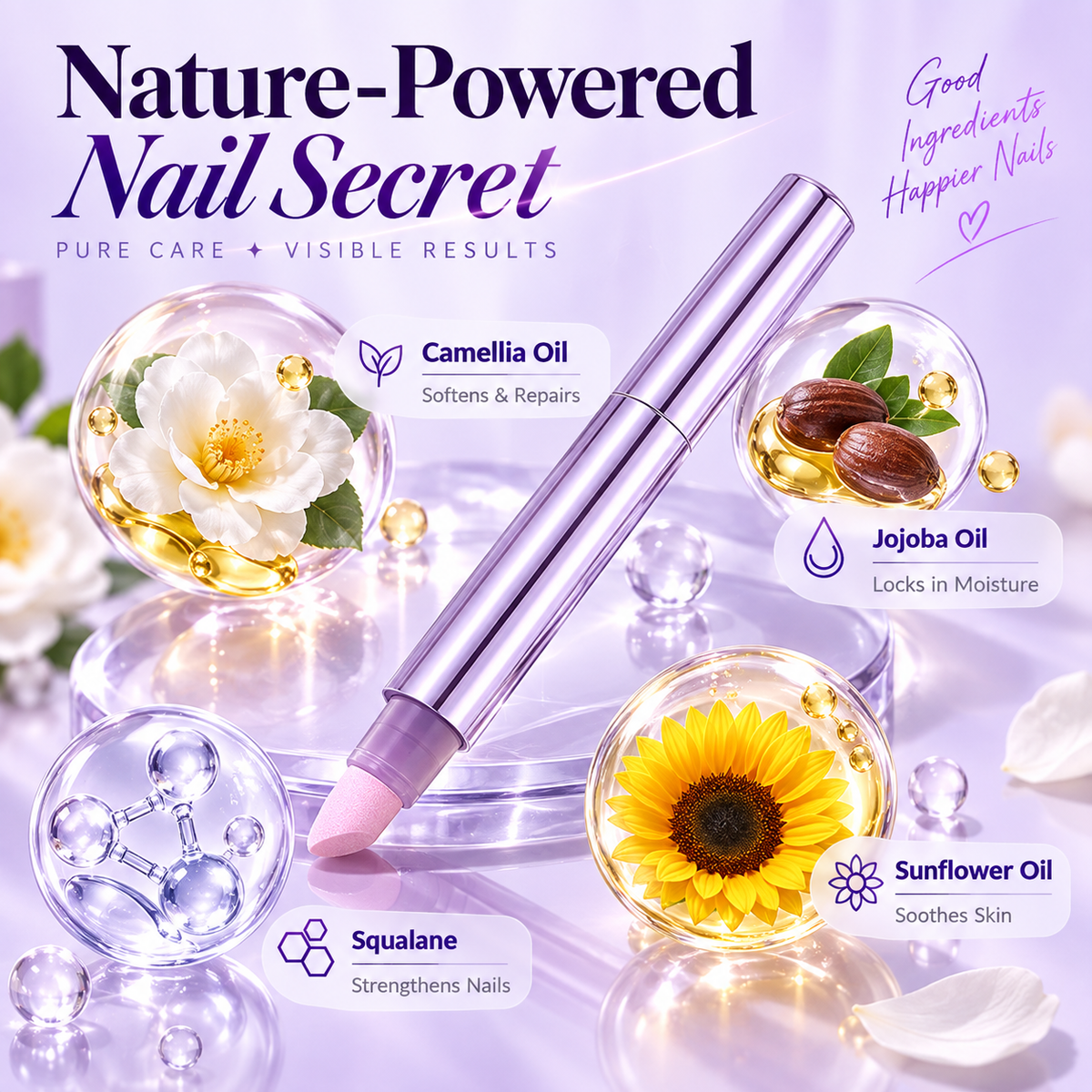 💟Buy 3 Get 3Free 💅3-in-1 Nail Care Serum Oil Pen – Cuticle Remover, Nail Polish Remover & Nail Oil Treatment