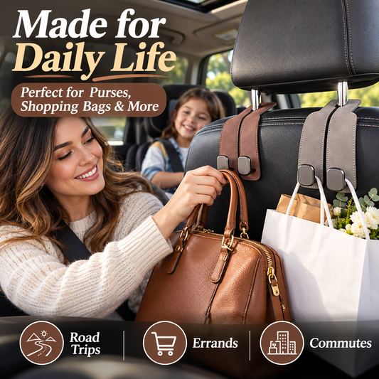 🔥Buy 1 Get 1 Free🔥Car Seat Back Storage Hook - Double Hook Holder for Convenient Storage