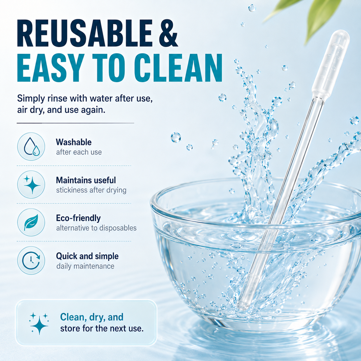 Reusable Sticky Ear Cleaning Stick – Gentle Adhesive Tip Ear Cleaner & Daily Hygiene Tool