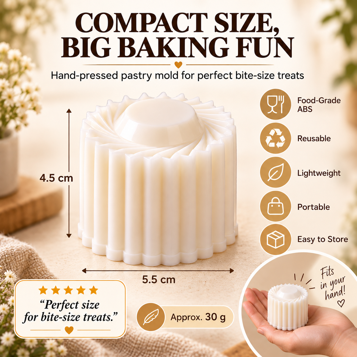 🔥This Week's Special Offer 49% OFF - Creative Double-Ended Pastry Mold -Buy 2 Get 2 Free