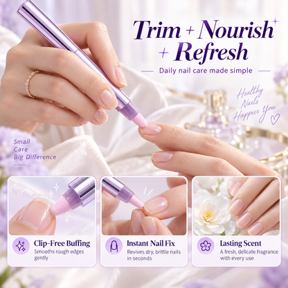 💟Buy 3 Get 3Free 💅3-in-1 Nail Care Serum Oil Pen – Cuticle Remover, Nail Polish Remover & Nail Oil Treatment