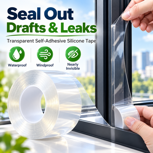 2026🔥 HOT SALE50K+ SOLD! 50% OFF! 🔥Self-Adhesive Silicone Waterproof Tape (1.18 in × 78.74 in) - High-Temperature Resistant