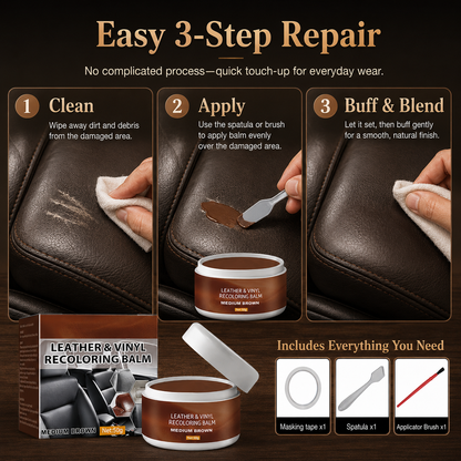 🥳2026 HOT SALE🥳💞50K+ SOLD!🛋️✨ 50% OFF! Leather Repair Paste – Fills scratches & scuffs, restores texture. Available in multiple colours. Save your favourite sofa! 💺🛡️