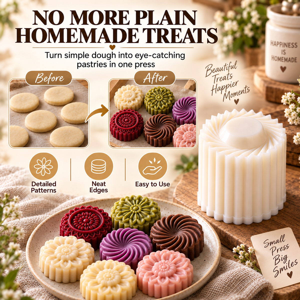 🔥This Week's Special Offer 49% OFF - Creative Double-Ended Pastry Mold -Buy 2 Get 2 Free