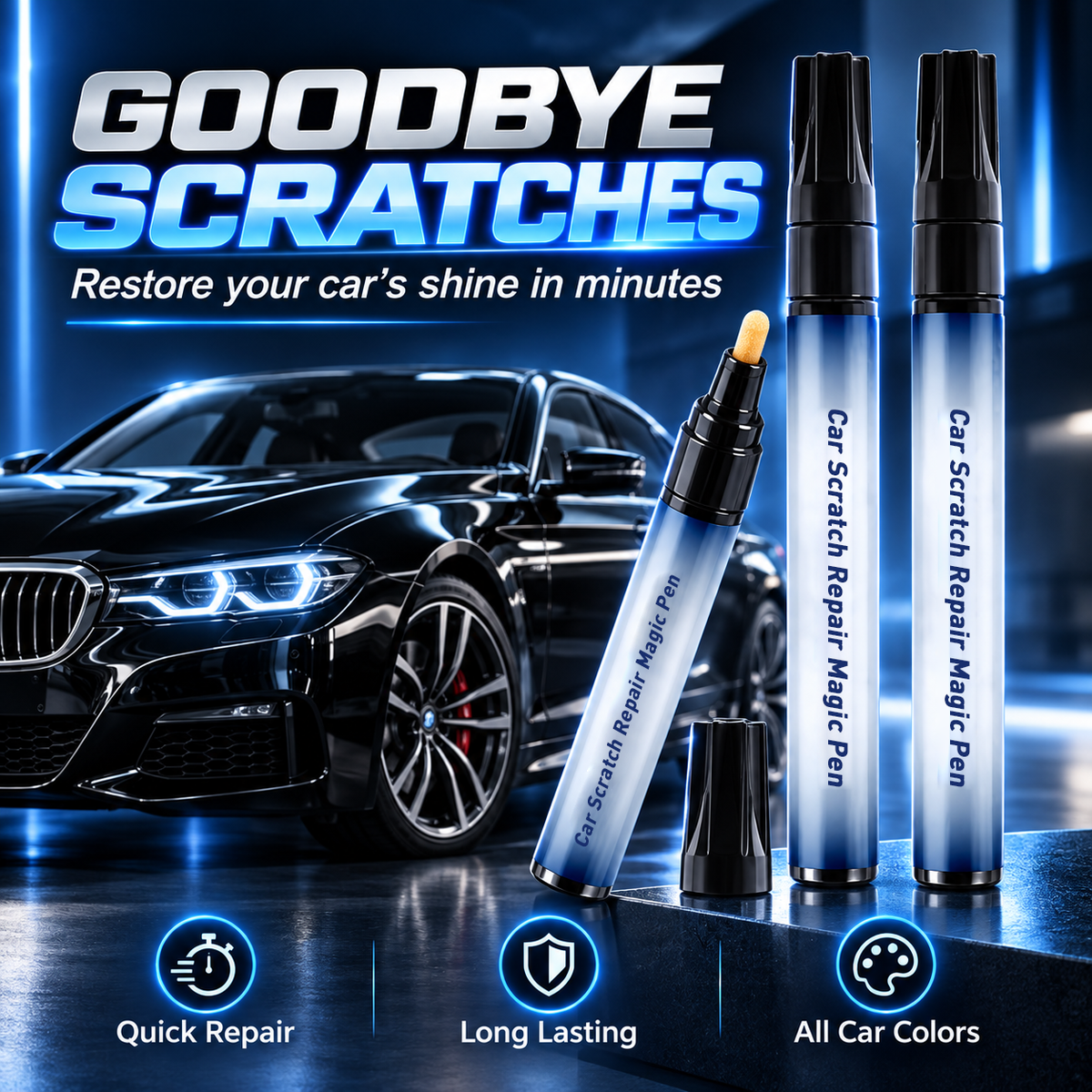 🎁Buy 5 Get 5 Free (10 pens )🚗Small Car Scratches? Fix Them In Minutes With This Touch-Up Pen