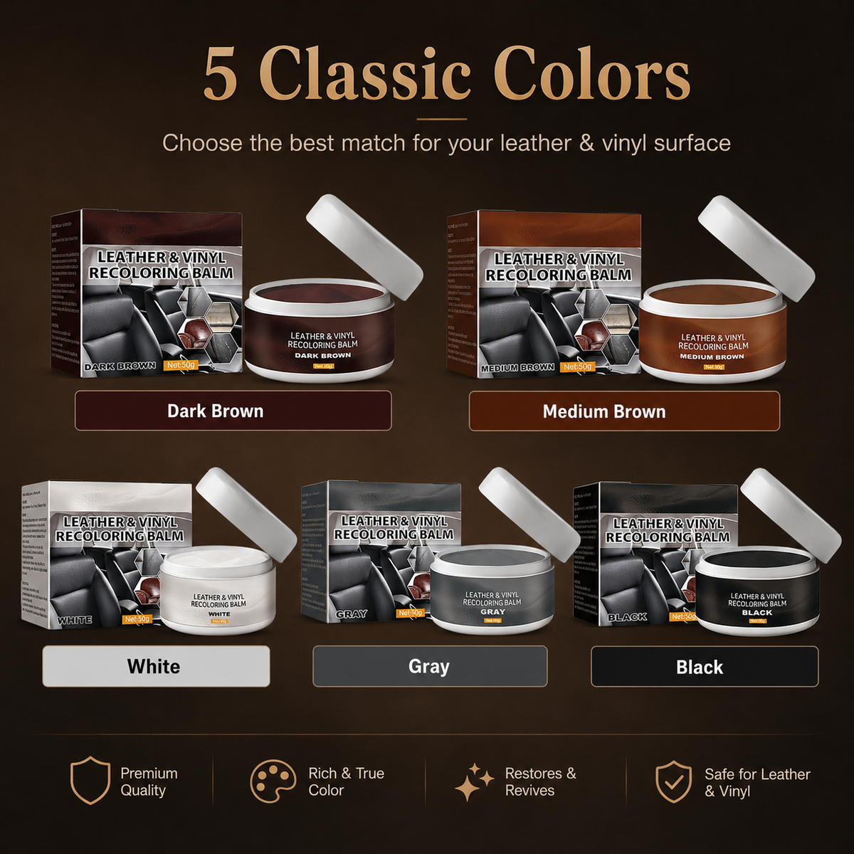 🥳2026 HOT SALE🥳💞50K+ SOLD!🛋️✨ 50% OFF! Leather Repair Paste – Fills scratches & scuffs, restores texture. Available in multiple colours. Save your favourite sofa! 💺🛡️