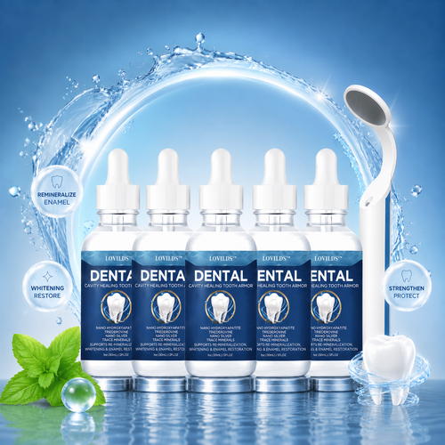 Buy 1 Get 1 FREE（Free toothbrush） LOVILDS™ Advanced Enamel Repair & Whitening Kit (Includes Free LED Mirror)