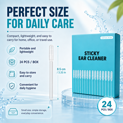 Reusable Sticky Ear Cleaning Stick – Gentle Adhesive Tip Ear Cleaner & Daily Hygiene Tool