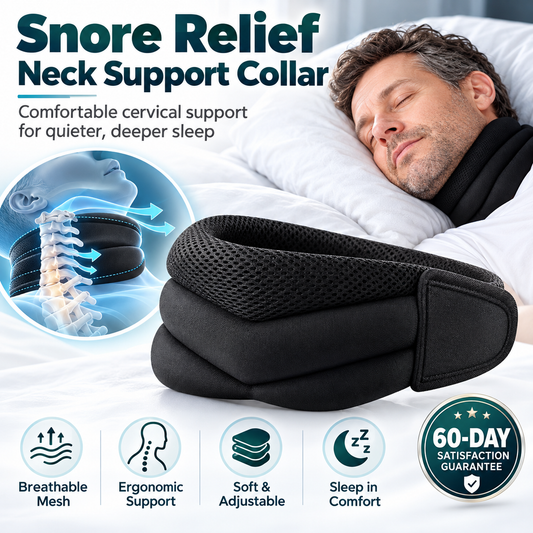🔥🔥Sleep More Quietly With This Comfortable Anti-Snoring Neck Collar, Never snore again!🔥🔥