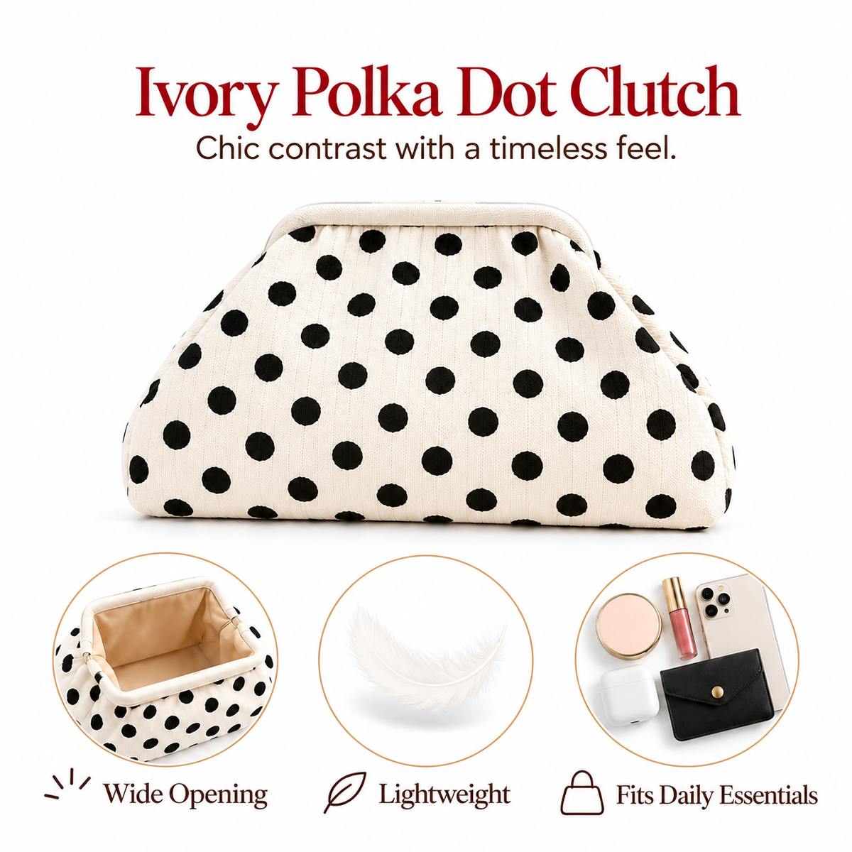 Perfect handmade clutch for brunch, dates & getaways,One handmade clutch = endless chic daily looks