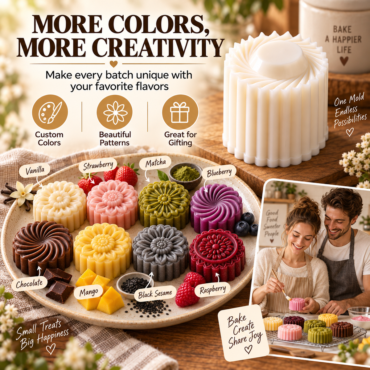 🔥This Week's Special Offer 49% OFF - Creative Double-Ended Pastry Mold -Buy 2 Get 2 Free