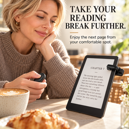 Hands-free phone stand + Bluetooth remote. Portrait & landscape mode. Wireless Page Turner, CameraShutter Video Recording for iOSAndroid, Phone Selfie Accessory, Gifts for Men Women,