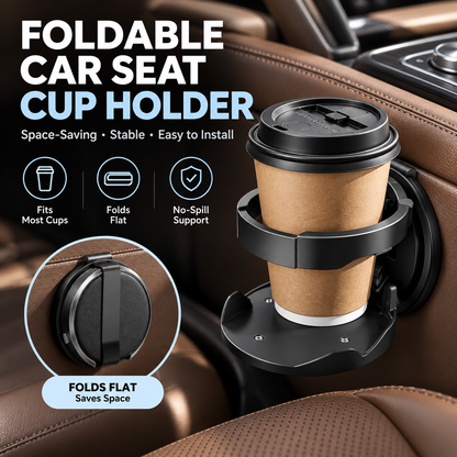📢📢50% OFF !! ⏰Car Seat Headrest Cup Holder with Hooks