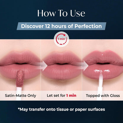 Natvely Dual Finish Lip,Matte, Glossy, or the Ultimate Layered Lip.
