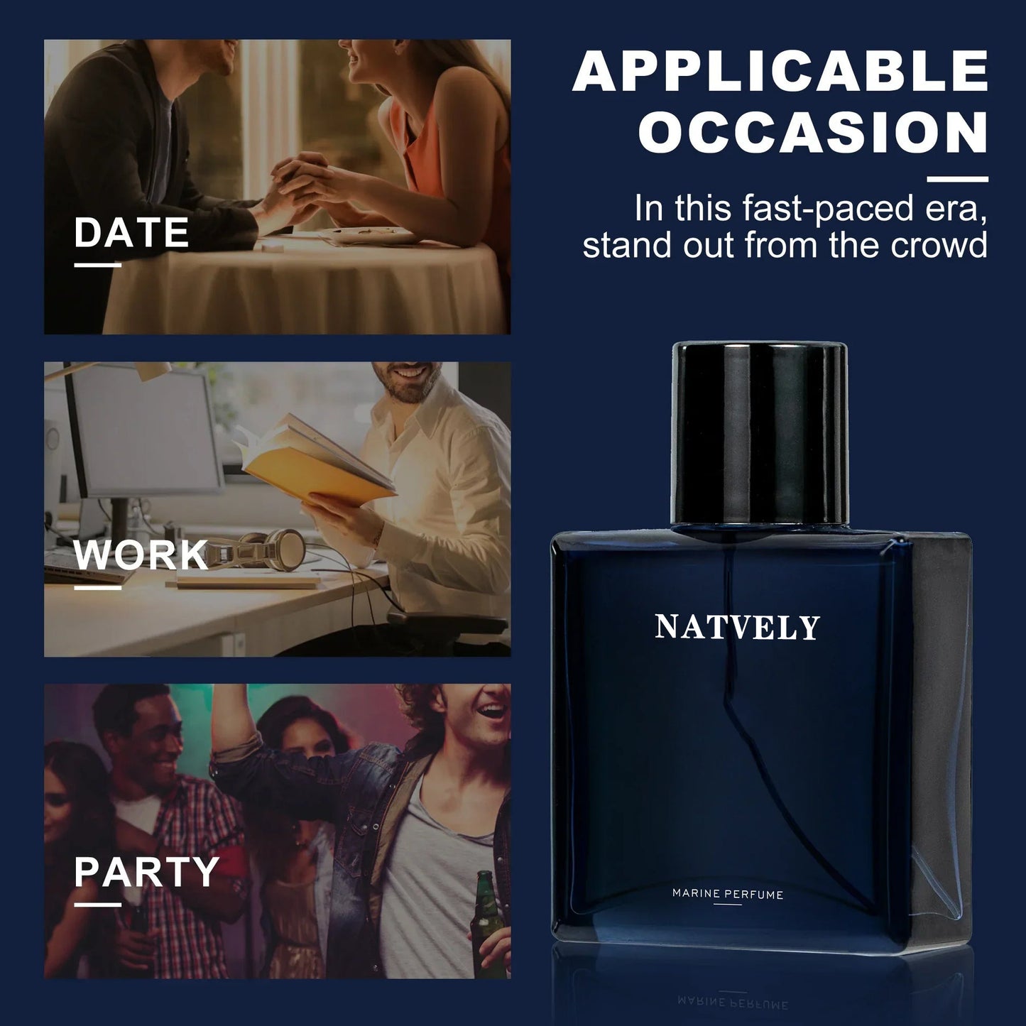 Natvely Midnight Marine Cologne