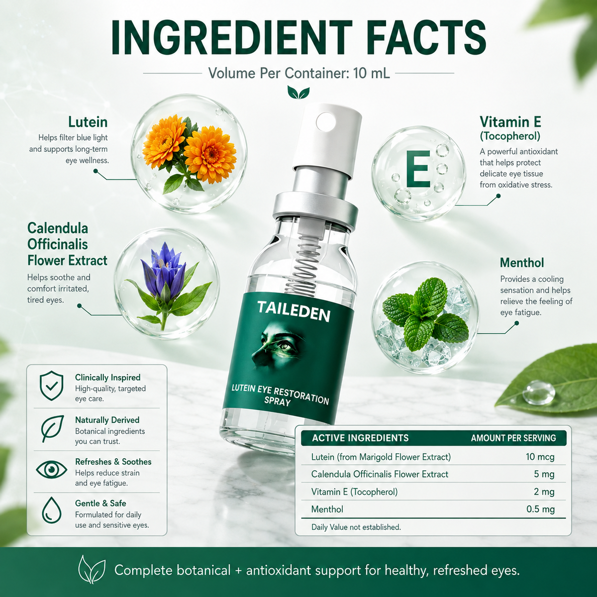 Buy 4 Get 3 Free TAILEDEN® Lutein Eye Care Spray — ✨✨Say Goodbye to Blurry Eyes! Lutein Delivered Right To Your Eyes✨👁️👁️✨