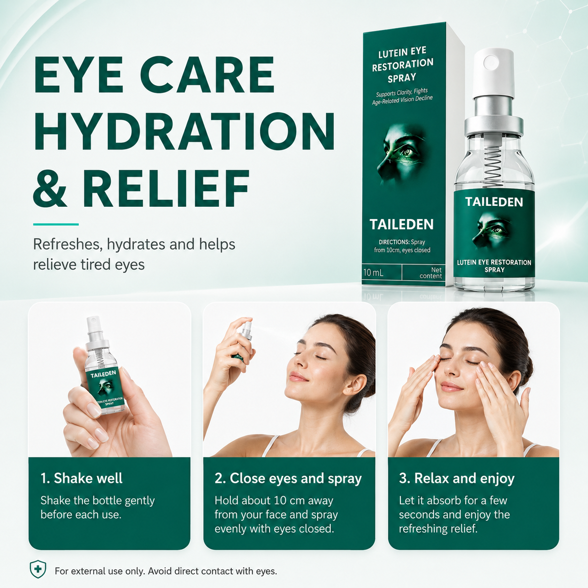 Buy 4 Get 3 Free TAILEDEN® Lutein Eye Care Spray — ✨✨Say Goodbye to Blurry Eyes! Lutein Delivered Right To Your Eyes✨👁️👁️✨
