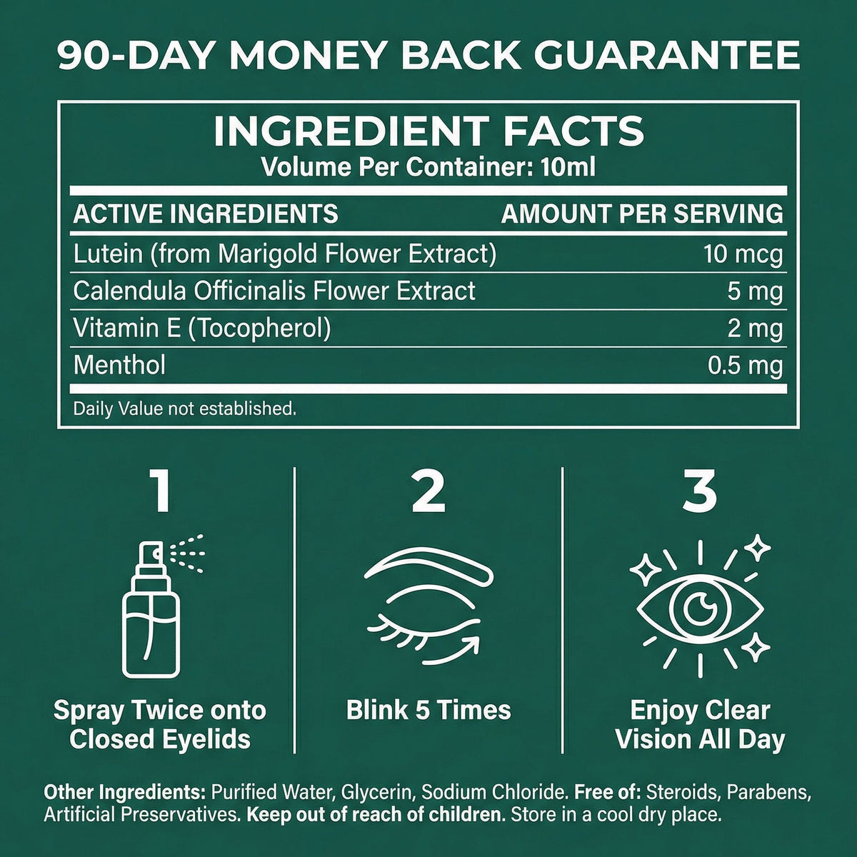 Buy 4 Get 3 Free TAILEDEN® Lutein Eye Care Spray — ✨✨Say Goodbye to Blurry Eyes! Lutein Delivered Right To Your Eyes✨👁️👁️✨