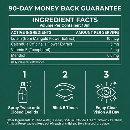 Buy 4 Get 3 Free TAILEDEN® Lutein Eye Care Spray — ✨✨Say Goodbye to Blurry Eyes! Lutein Delivered Right To Your Eyes✨👁️👁️✨