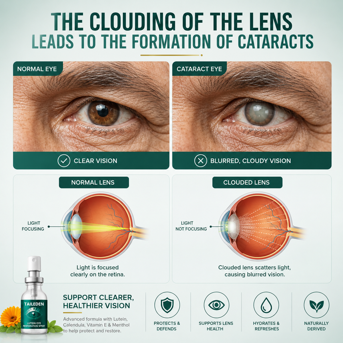 Buy 4 Get 3 Free TAILEDEN® Lutein Eye Care Spray — ✨✨Say Goodbye to Blurry Eyes! Lutein Delivered Right To Your Eyes✨👁️👁️✨