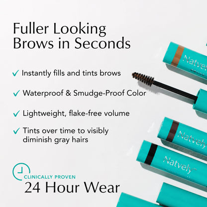 Waterproof Tinted Brow Gel – Longwear Natural Eyebrow Tint