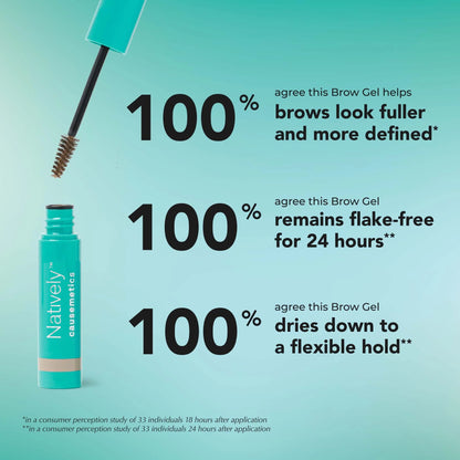 Waterproof Tinted Brow Gel – Longwear Natural Eyebrow Tint