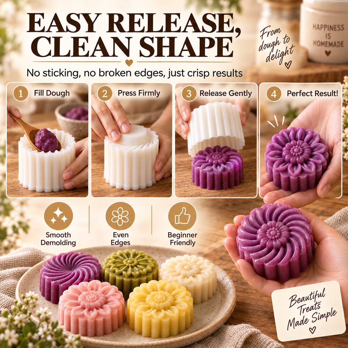 🔥This Week's Special Offer 49% OFF - Creative Double-Ended Pastry Mold -Buy 2 Get 2 Free