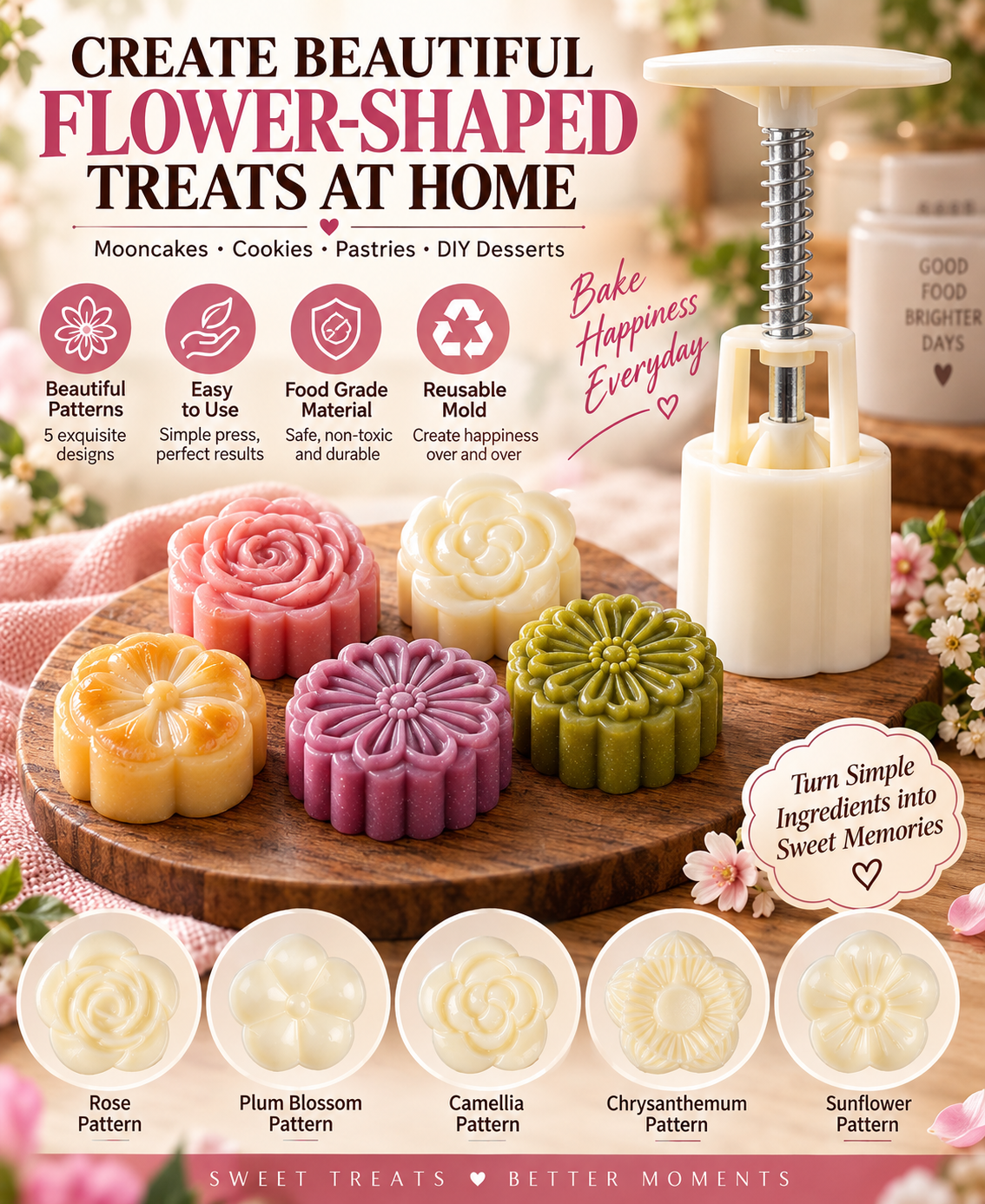 🔥This Week's Special Offer 49% OFF - Creative Double-Ended Pastry Mold -Buy 2 Get 2 Free