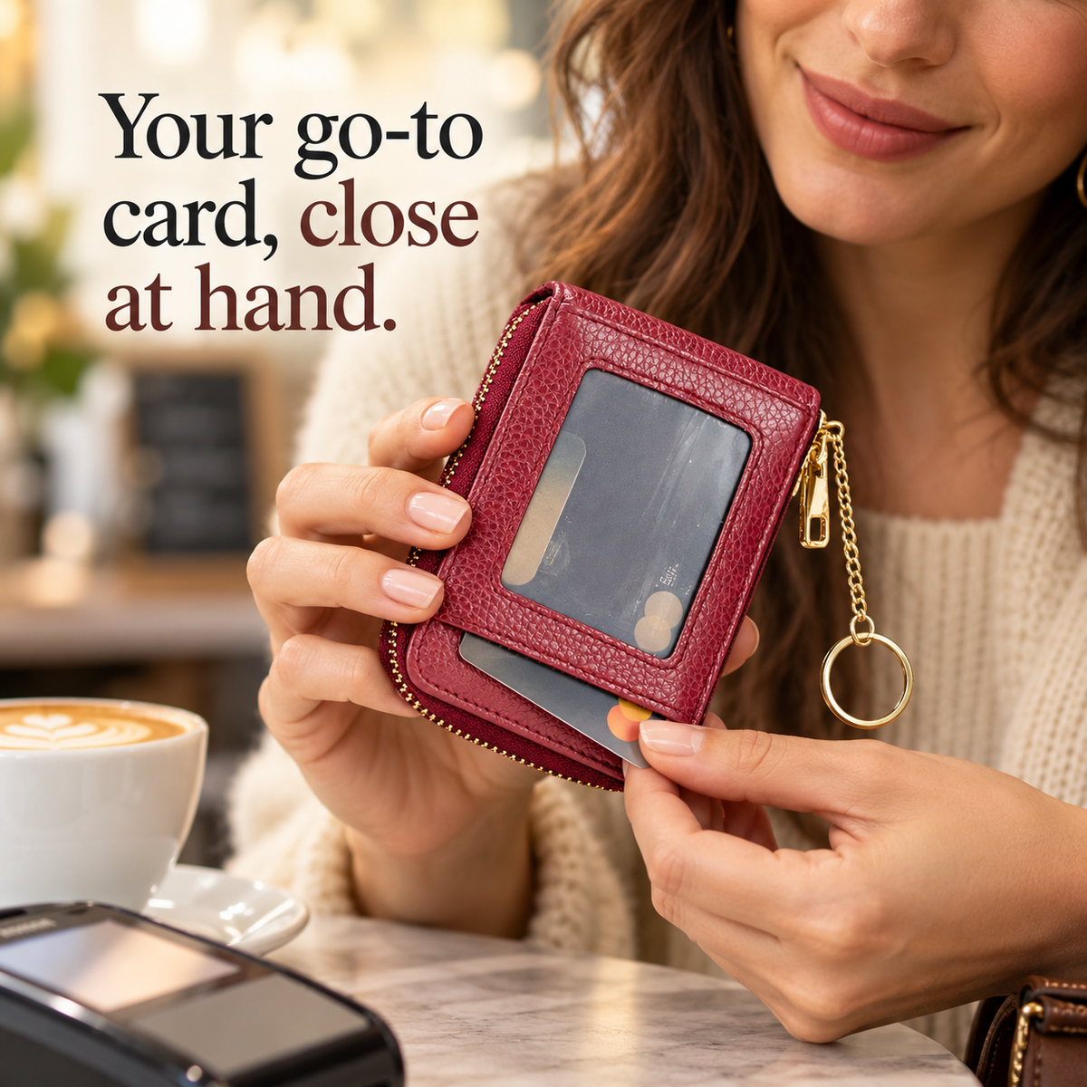 Classy RFID Genuine Leather Cardholder