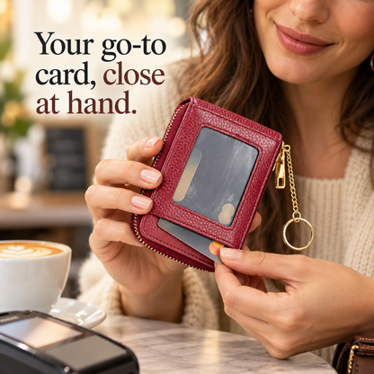 Classy RFID Genuine Leather Cardholder