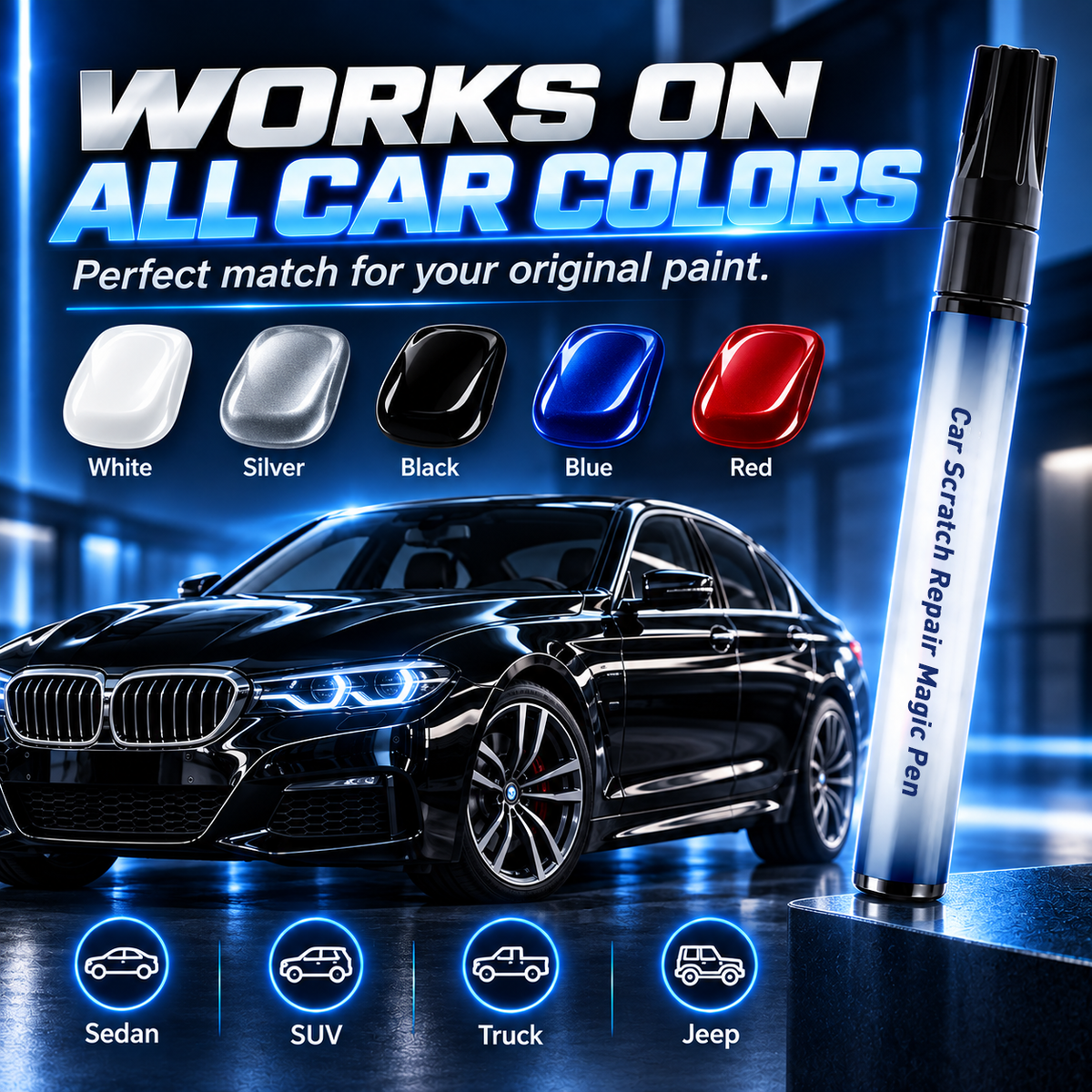 🎁Buy 5 Get 5 Free (10 pens )🚗Small Car Scratches? Fix Them In Minutes With This Touch-Up Pen
