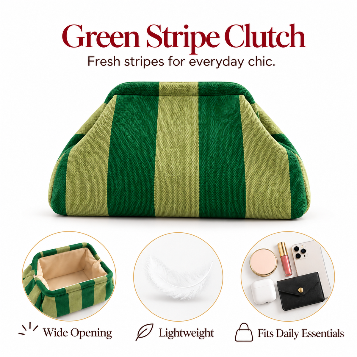Perfect handmade clutch for brunch, dates & getaways,One handmade clutch = endless chic daily looks