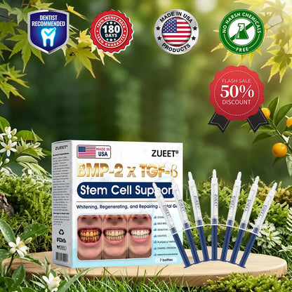 𝙕𝙐𝙀𝙀𝙏® BMP-2 x TGF-β (Stem Cell Support) Whitening, Regenerating, and Repairing Dental Gel - Results in 7 days💎
