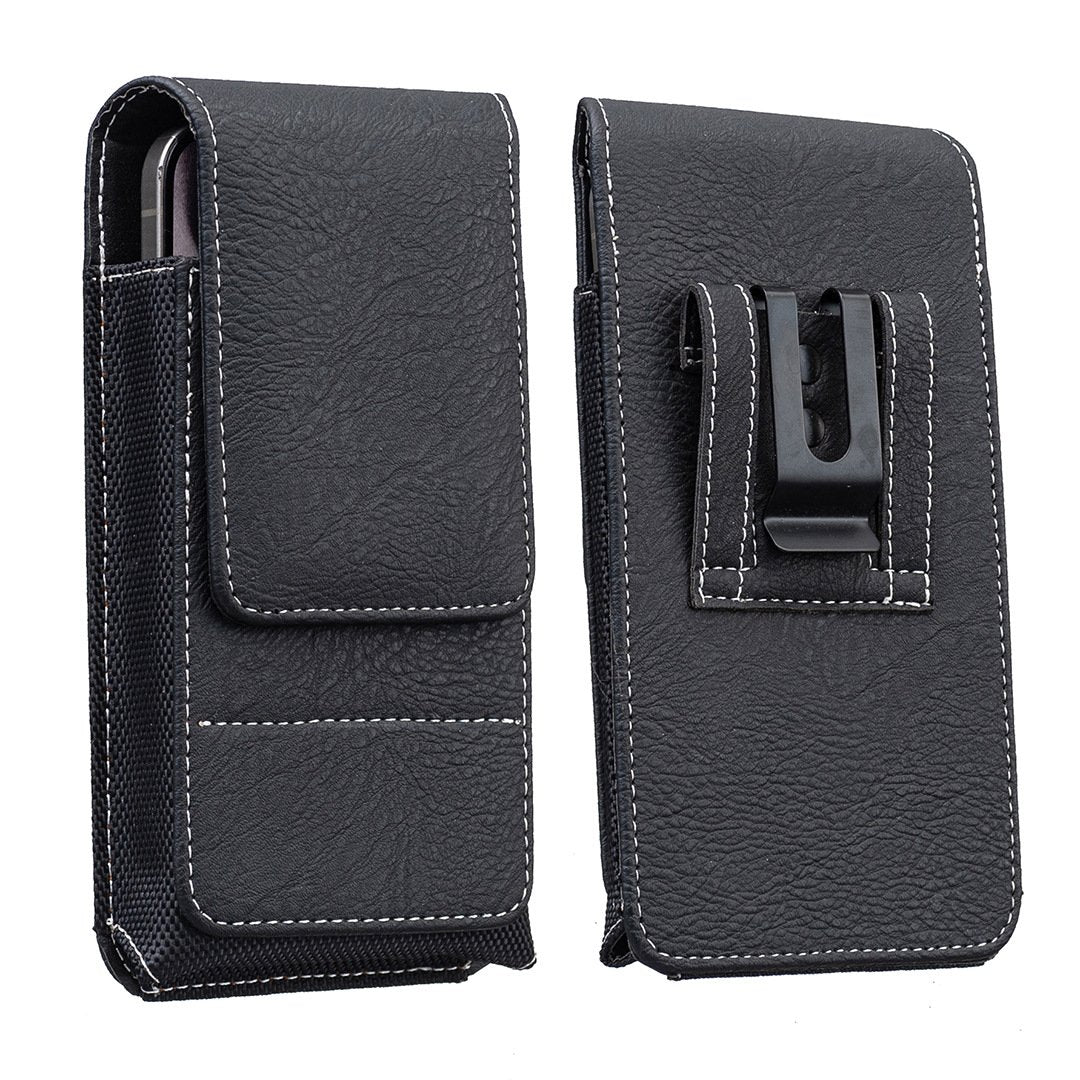 ⚡Big Discount | Waist Belt Cell Phone Pouch 📱 Multi-Pocket Leather Phone Case with Card Holder