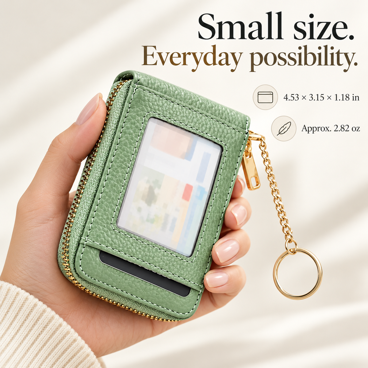 Classy RFID Genuine Leather Cardholder