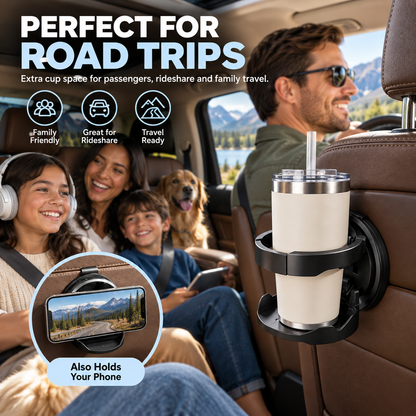 📢📢50% OFF !! ⏰Car Seat Headrest Cup Holder with Hooks
