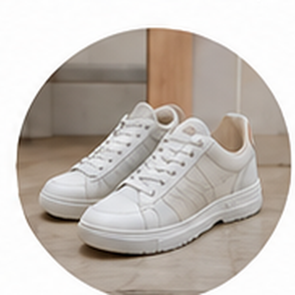 White sneakers