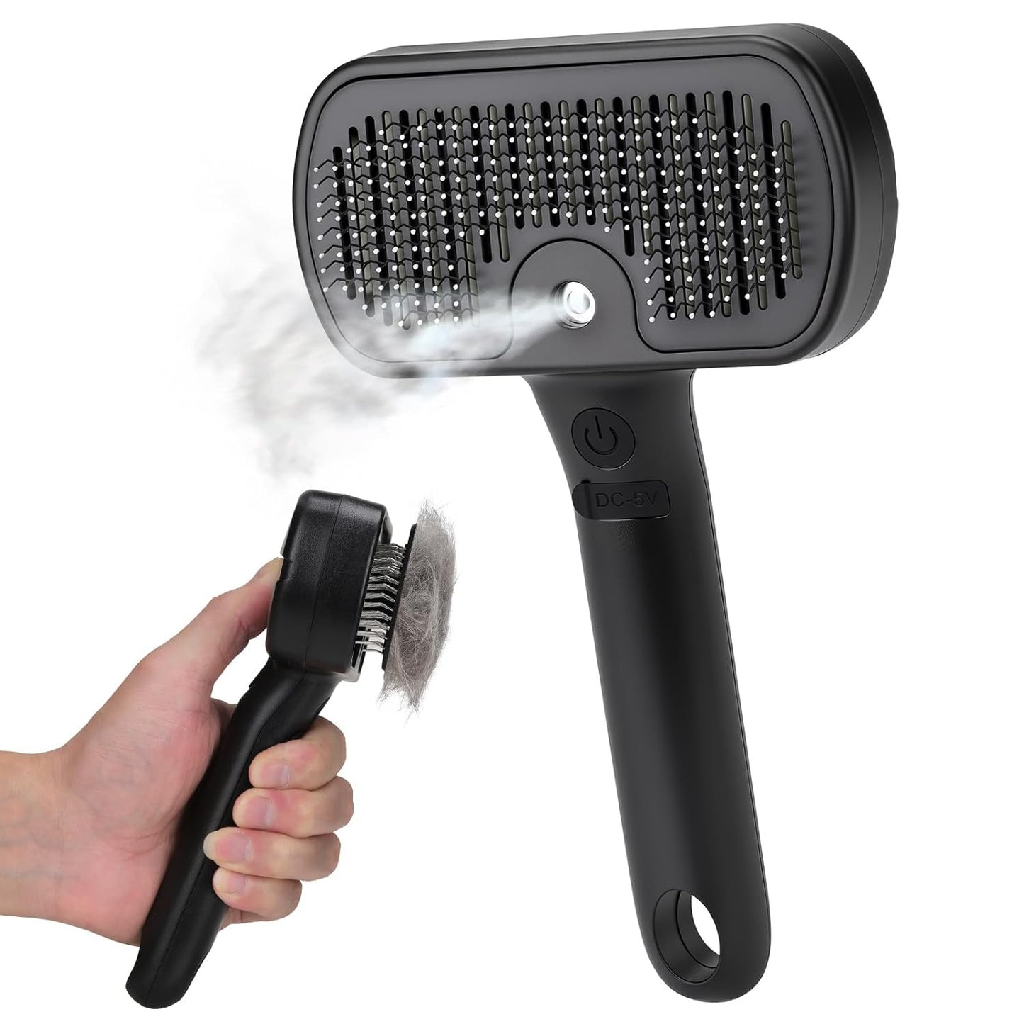 Pet Steam Brush, 3-in-1 Cat and Dog