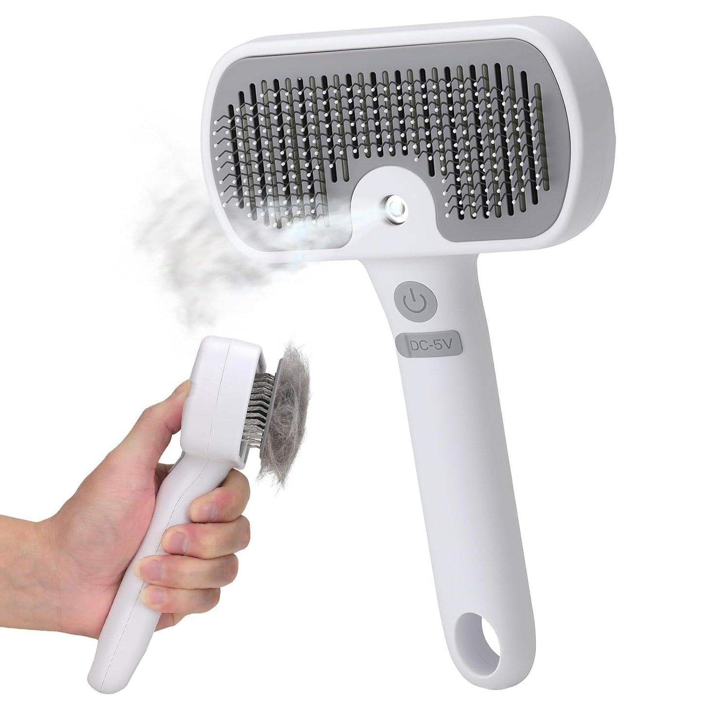 Pet Steam Brush, 3-in-1 Cat and Dog
