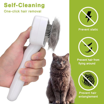 Pet Steam Brush, 3-in-1 Cat and Dog